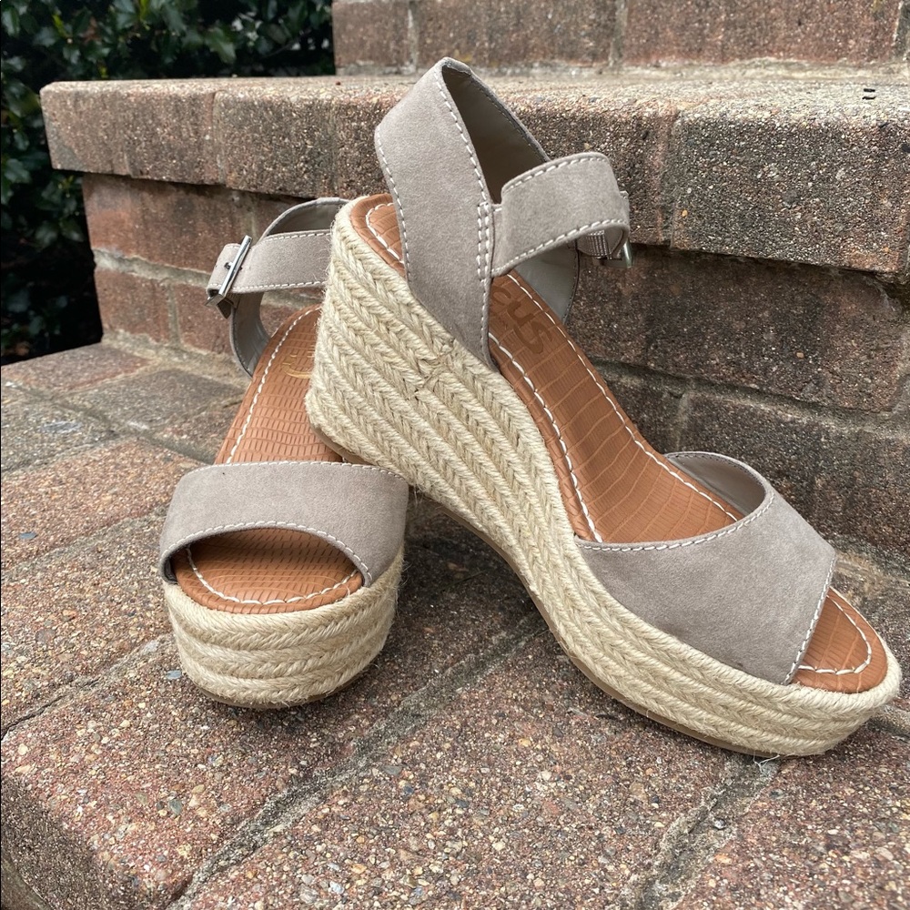 Circus by Sam Edelman, espadrilles, tan, open toe
